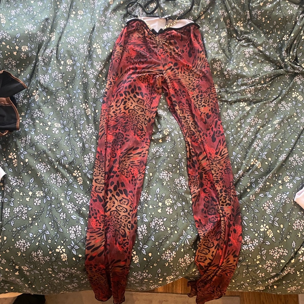 I.AM.GIA cheetah print patterned pants